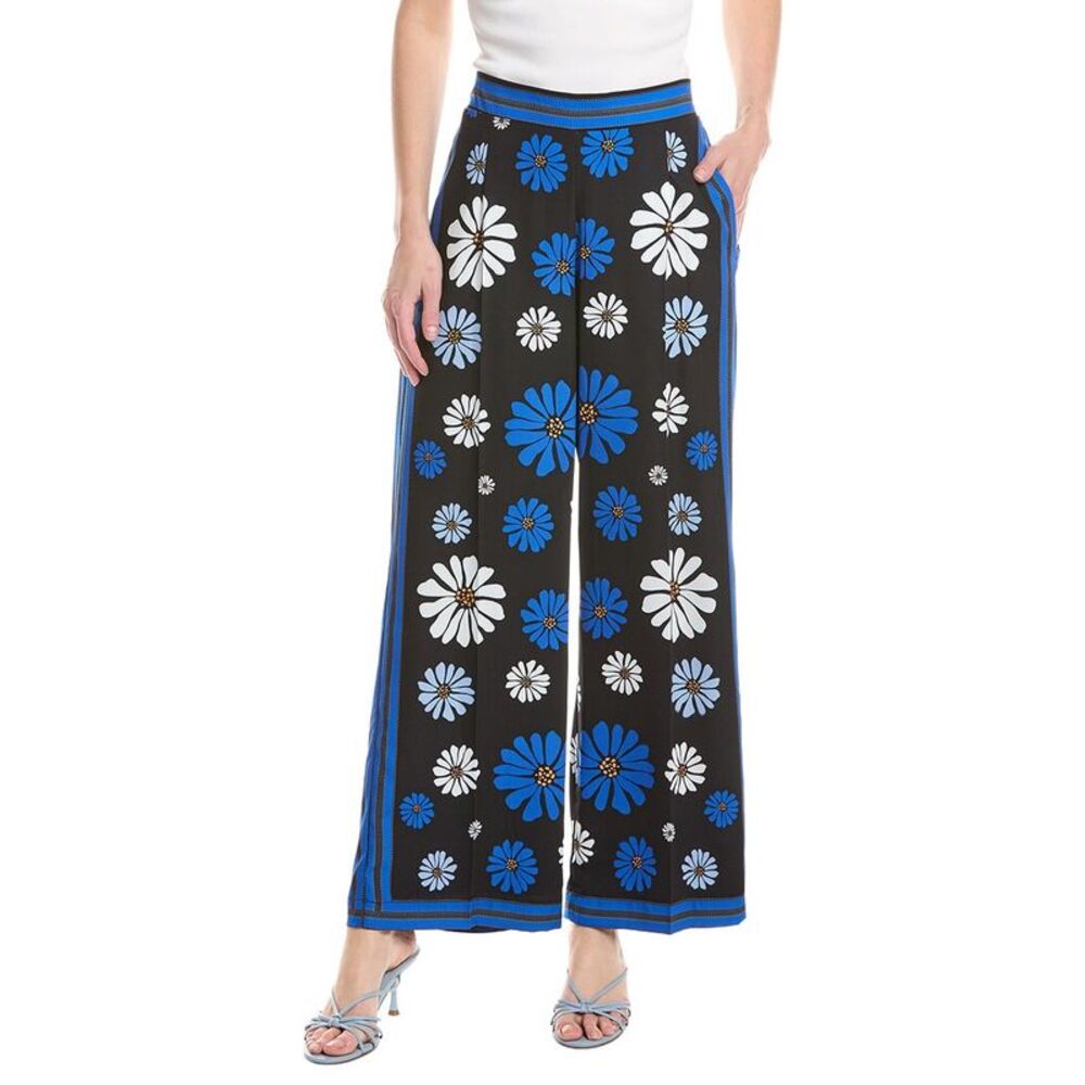T Tahari Womens Pull-On Pant, Blue